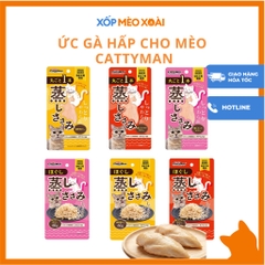 Ức gà hấp cho mèo CattyMan