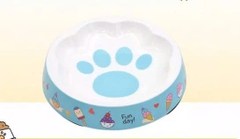 Đĩa ăn cao cấp in hình chân