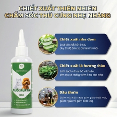 Nước rửa tai cho chó mèo