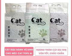 Cát đậu nành CAT TOFU cat litter cho mèo bịch 2.5kg/6L