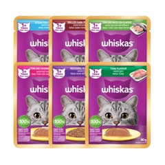 Pate Whiskas Cho Mèo 80g - Nhiều vị