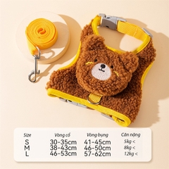 Yếm Dắt Gấu Nâu