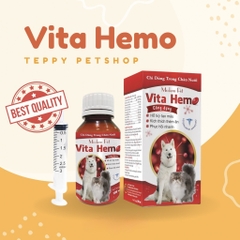 Vita Hemo giúp bổ máu, kích thích thèm ăn cho chó mèo 100ml