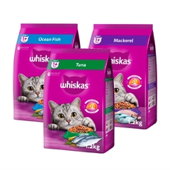 Hạt Whiskas cho Mèo - Nhiều Vị