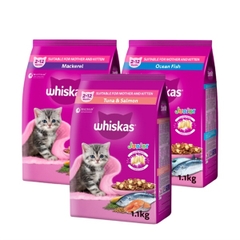 Hạt Whiskas cho Mèo - Nhiều Vị