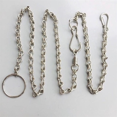 Dây xích Inox 1 móc và vòng cổ - Size XL 3.4mm (dưới 60kg)