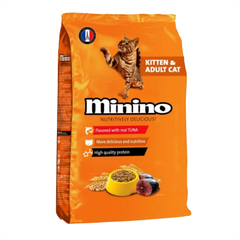 Thức ăn hạt cho mèo Minino - Tuna - Kitten & Adult Cat - 1.3kg