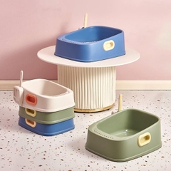 Khay vệ sinh đế cao có tay cầm 39*30*16cm