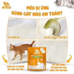 Cát Mèo Sắn - Oh Boss - 2.5Kg (Giá trải nghiệm)