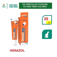 Kem bôi Vemedim Genazol 20g trị viêm da do vi khuẩn, nấm cho chó mèo