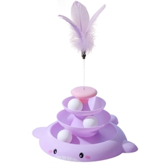 Đồ chơi mèo 3 tầng cá heo