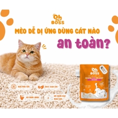 Cát Mèo Đậu Nành - Oh Boss - 2.5Kg