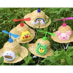 Mũ chong chóng tre cho chó mèo