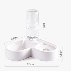 Bát ăn đôi và Bình uống nước tự động cho chó mèo