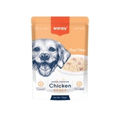 Pate Wanpy Super Premium 100g cho chó - Nhiều vị