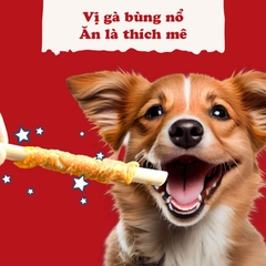 Que cuốn thịt gà 10 cây