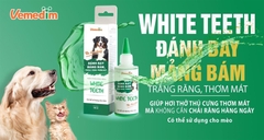 Nước vệ sinh răng miệng White Teeth Vemedim cho chó mèo