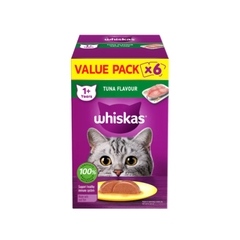 Pate mèo - Whiskas - hộp 6 gói (Tiết kiệm) - Nhiều vị