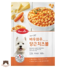Phô mai viên cà rốt Bowbow 100gram