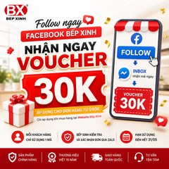 Follow Page - Nhận Voucher 30k