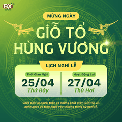 THÔNG BÁO LỊCH NGHỈ LỄ GIỖ TỔ HÙNG VƯƠNG