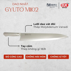 Dao Bếp Nhật M1102 GYUTO 300mm