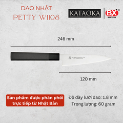 Dao Bếp Nhật W1108 PETTY 120mm