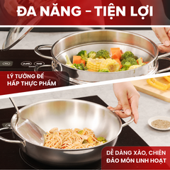 Bộ Xửng Hấp Bếp Xinh 3 Lớp - 28cm