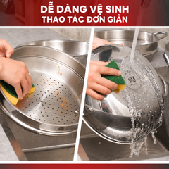 Bộ Xửng Hấp Bếp Xinh 3 Lớp - 28cm