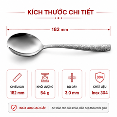 Muỗng Soup Tròn Galaxy - 6 cái
