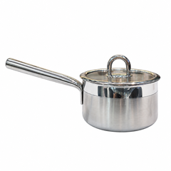 Quánh 3 Lớp Có Mỏ Rót Nắp Kính - 14x8cm
