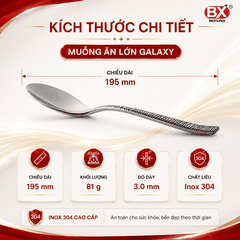 Muỗng Ăn Lớn Galaxy - 6 cái