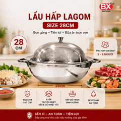 Bộ Lẩu Hấp Lagom 4 Món