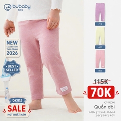 (6M - 5Y-Nhiều mẫu) Quần dài Bé gái - Bubaby