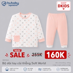 (NB - 12M) Bộ quần áo sơ sinh Vải Bambus Mềm mát cho bé yêu BUBABY SALE 2026