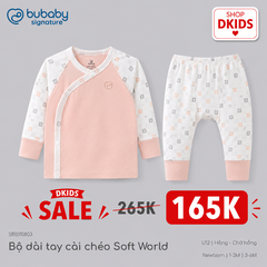 (NB - 12M) Bộ quần áo sơ sinh Vải Bambus Mềm mát cho bé yêu BUBABY SALE 2026