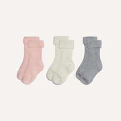 BU Baby Tất trẻ em cao cổ Kids Pack 3 BU Cotton ACT2336P3 | Phụ kiện Bubaby chính hãng