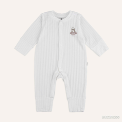 (NB-3M) Body dài tay cài giữa Bao tay chân Lật ấm áp cho mùa thu nhẹ Bubaby Molist BMD210200 | Quần áo chính hãng