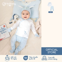 BU Baby (0M-3M) Bộ dài tay cài chéo Viscose Cotton SVC110801 | Quần áo chính hãng