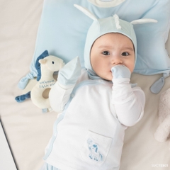 BU Baby (0M-3M) Bộ dài tay cài chéo Viscose Cotton SVC110801 | Quần áo chính hãng