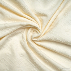 BU Baby (0M-6M) Body dài tay cài giữa, bèo đáp ngực Viscose Cotton KVC210200 | Body sơ sinh chính hãng