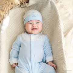 BU Baby Set Phụ kiện Mũ tròn Yếm Bao tay bao chân thoáng mát mềm mịn xinh yêu cho bé AVS1|Chính Hãng