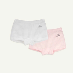 BU Baby (1Y-5Y) Set 2 Quần Chip Đùi Bé Gái Bu baby Vải Bamboo Mềm Mịn - Quần chip bubaby
