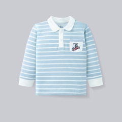 (6M-5Y) Áo Polo dài tay Mini Lines BU Baby Ponie, Cotton áo dài tay thu đông, áo dài tay trẻ em | PCT310300