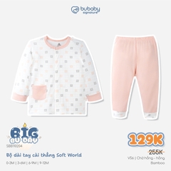 (NB - 12M) Bộ quần áo sơ sinh Vải Bambus Mềm mát cho bé yêu BUBABY SALE 2026