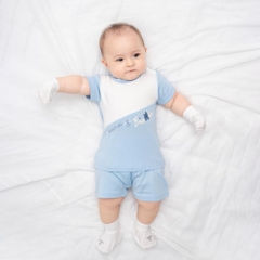 BU Baby (6M-4Y) Bộ ngắn tay cài vai BU Candie - BBC130101 - Quần áo BU Baby Chính Hãng