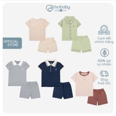 BU Baby Tổng hợp bộ ngắn tay sợi tre tự nhiên cho bé 12 tháng - 4 tuổi | Bu Baby Chính Hãng
