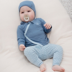 BU Baby Bộ dài tay cài chéo Bambus Iconic từ NB đến 3 tháng vải sợi tre mểm mại - Bambus BBB1301NS | Quần áo chính hãng