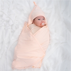 BU Baby Chăn Ủ cho bé chất liệu Sợi Tre Đan Mạch ABC081701 - mềm mịn, thiết kế có mũ ấm áp | Phụ kiện BUbaby chính hãng