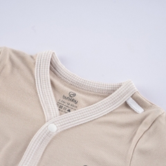 BU Baby Bộ dài tay cài giữa cho bé sơ sinh từ 1 đến 9 tháng chất vải thoải mái, co giãn  - Siro BSR110202 | Quần áo Bu